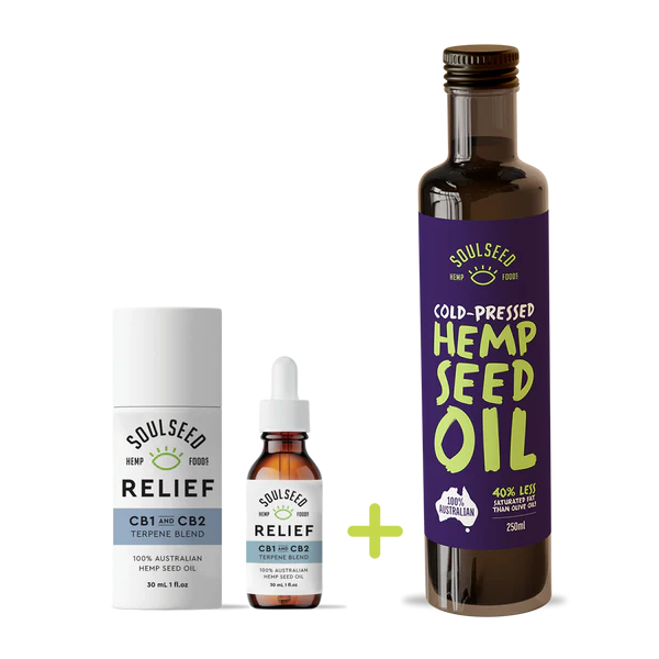 Health & Wellness Bundle - Releif Terpene, 250ml Oil